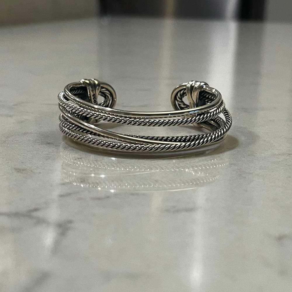 David Yurman Crossover Wide Cuff
